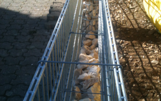 Zaunsysteme Luno – Gabionen – Aufbau