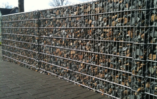 Zaunsysteme Luno – Gabionen – Steine gemischt
